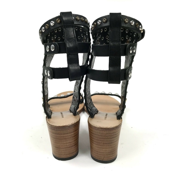 Isabel Marant Carol Studded Block Heel Sandal 39 - Picture 5 of 8